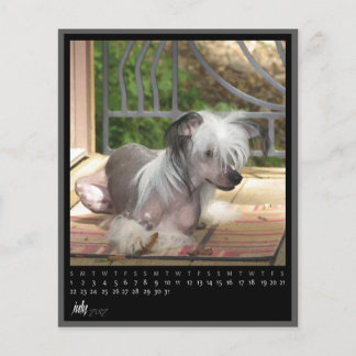 Papier calendrier juillet 2012