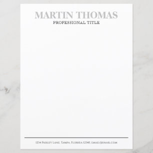 Papier Calligraphie moderne Simple Typographie Profession