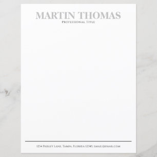 Papier Calligraphie moderne Simple Typographie Profession