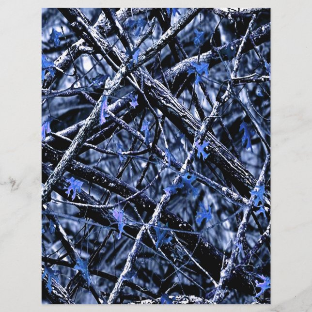 Papier Camo au clair de lune (Devant)