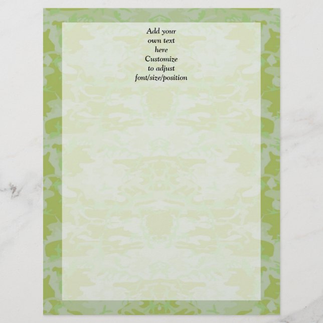 Papier Camo vert (Devant)