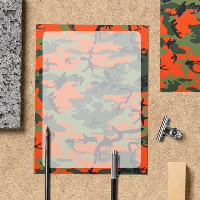 Papier Camo Vert et Orange, Camouflage, Militaire, Armée (Créateur téléchargé)