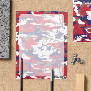 Papier Camouflage, Bleu Blanc Rouge Gris, Militaire, Armé