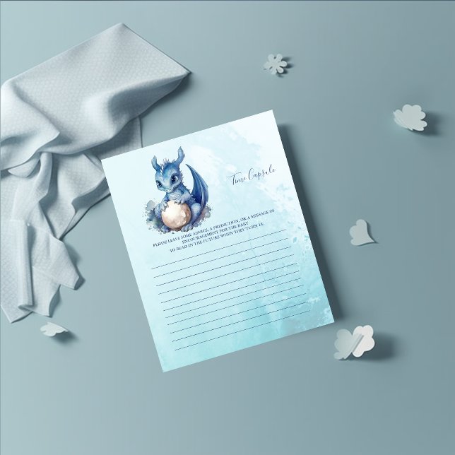 Papier Capsule de temps des jeux de baby shower (Créateur téléchargé)