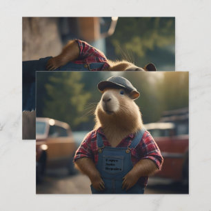 Papier "Capybara Mechanic : Grease, engrenages et Good Vi