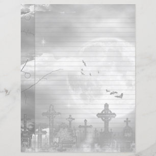 Papier Carnet du cimetière Goth Vol Minuit