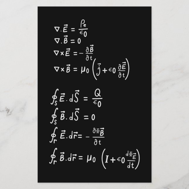 Papier Carré de formule physique Invitation Sticker (Devant)