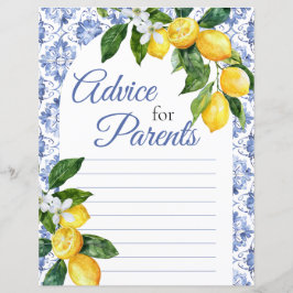 Papier Carrelage bleu méditerranéen Citron Conseils pour 