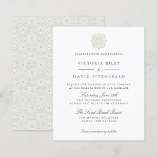 Papier Carrelage chic élégant mariage économique intempor