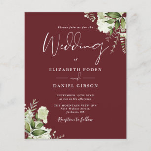 Papier Carton d'invitation de mariage photo rose bois ros