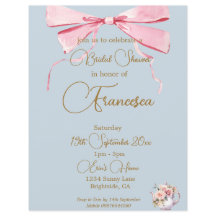 Carton d'invitation élégant pour une fête prénupti