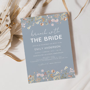 Papier Cartons d'invitation au brunch de mariage Fleur sa