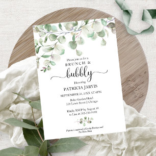 Papier Cartons d'invitation de budget pour la douche de m
