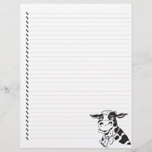Papier Cartoon sot Vache laiteuse Pot à lettres