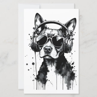 Papier Casque de chien cool Cute Animaux de compagnie enc