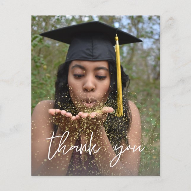 Papier Casquette de graduation photo budget Merci W verti (Devant)