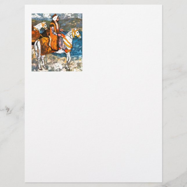 Papier Cavalier arabe (Devant)