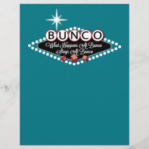 Papier Ce qui se passe à Bunco reste à Bunco Amusement