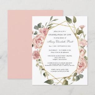 Papier Célébration budgétaire de la vie rose florale Invi