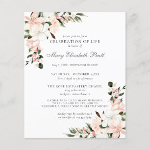 Papier Célébration budgétaire de la vie rose florale Invi