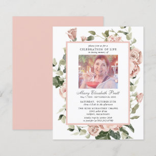 Papier Célébration budgétaire de la vie rose florale Invi
