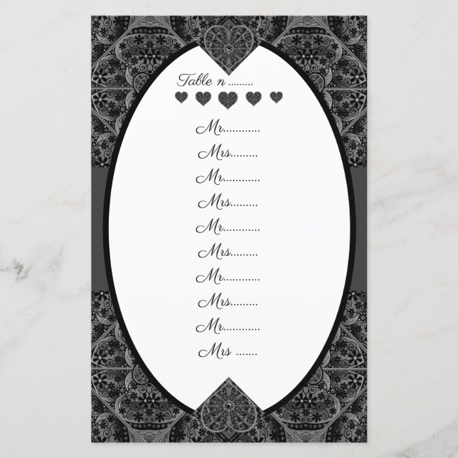 Papier Céramique noir (Devant)