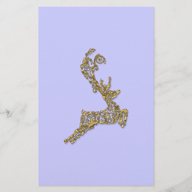 Papier cerf en or (Devant)