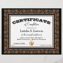 Certificat Bordure CMC1 en tissu de boue couleur a