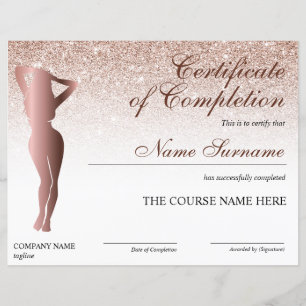 Papier Certificat d'achèvement de la Sculpture de l'organ