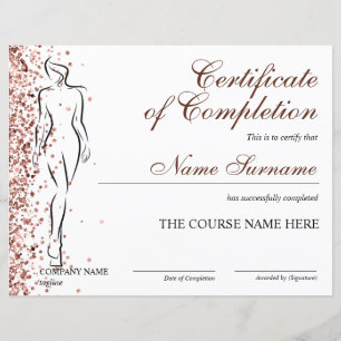Papier Certificat d'achèvement de la Sculpture de l'organ