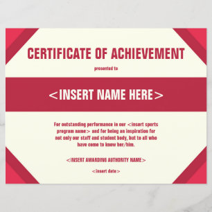 Papier Certificat d'avènement