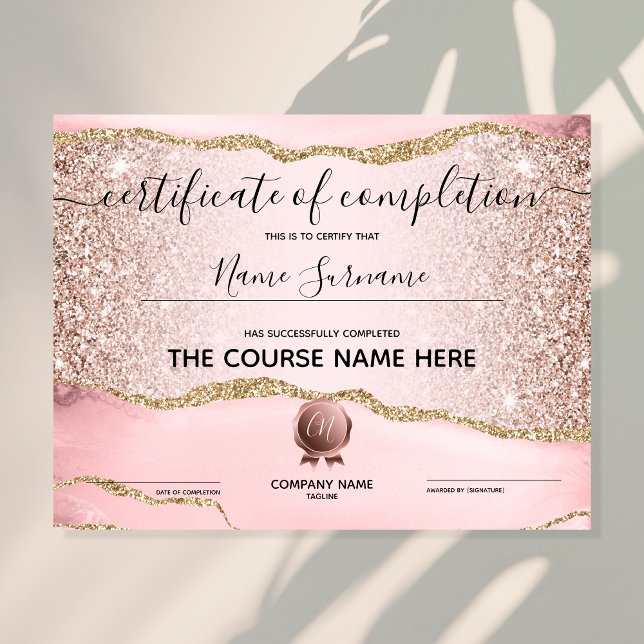 Papier Certificat de fin de cours (Créateur téléchargé)