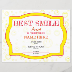 Papier Certificat d'école