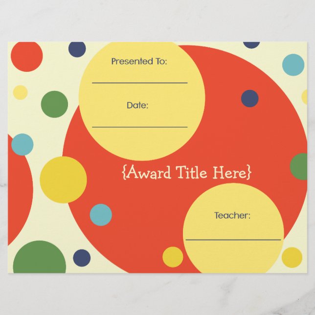 Papier Certificat d'obtention d'une bourse d'études tout  (Devant)