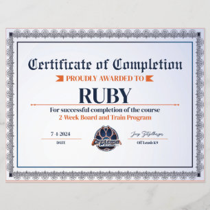 Papier Certificat OLK9 #12