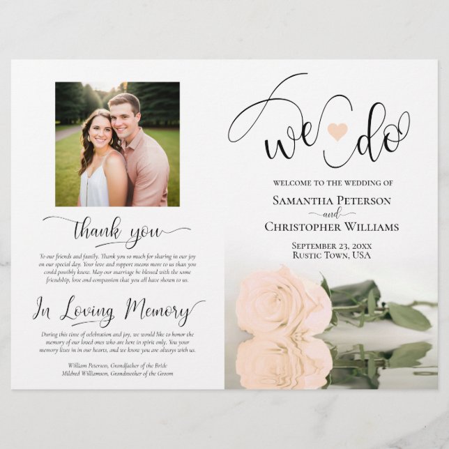 Papier C'Est Ce Que Nous Faisons ! Pale Peach Rose do-it- (Devant)