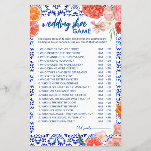 Papier C'est plus méditerranéen orangé mariage jeu de cha