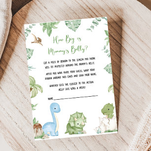Papier C'est un garçon Baby Shower de dinosaure Quelle es