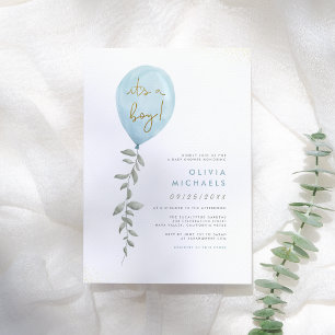 Papier C'est un garçon   Budget du Baby shower de ballons