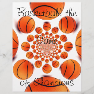 Papier Champion Court Vision : Basketball Jeu des Champs