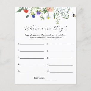 Papier Champs fleurs sauvages et abeilles où étaient-ils 