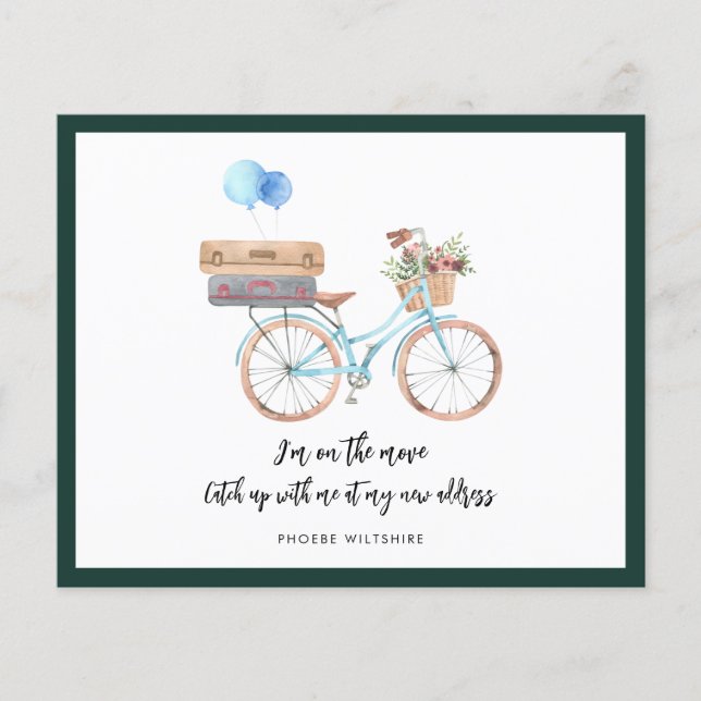 Papier Changement d'adresse Chic Moving Faire-part (Devant)