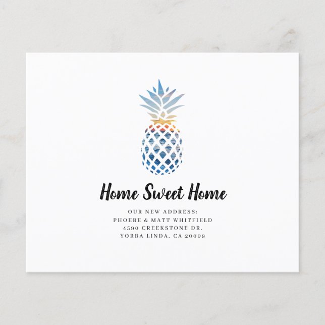 Papier Changement d'adresse élégant Faire-part de déplace (Devant)