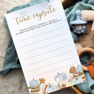 Papier Chantier du livre d'automne Baby shower Jeu, Time