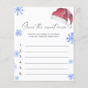 Papier Chapeau de Père Noël - Jeu Devine le Joyeux Bazar