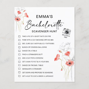 Papier Chasse au bachelorette personnalisée