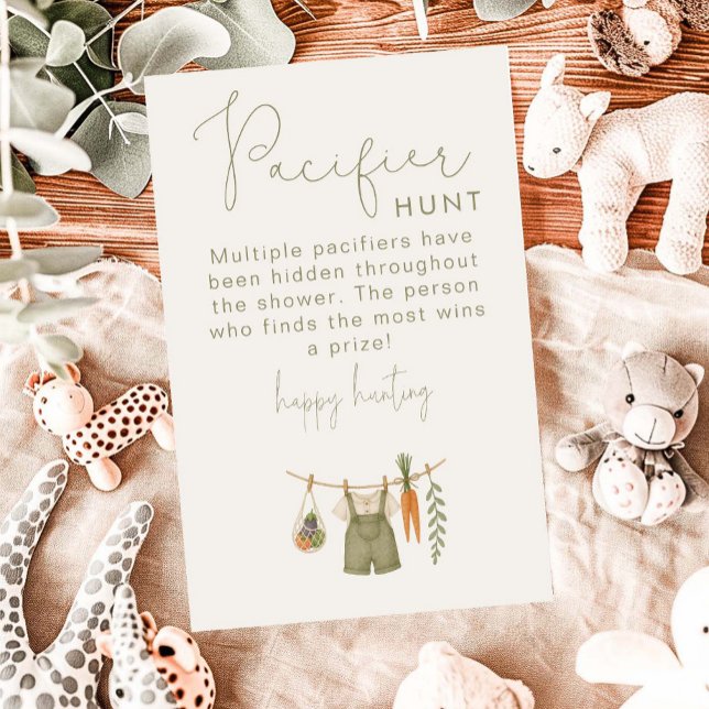 Papier Chasse au Pacifique de Baby shower cultivé localem (Créateur téléchargé)