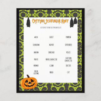 Papier Chasse aux costumes Spooky Game