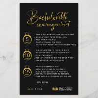 Chasse Bachelorette Faux Gold sur mesure