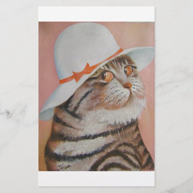 Papier chat arrogant (Devant)